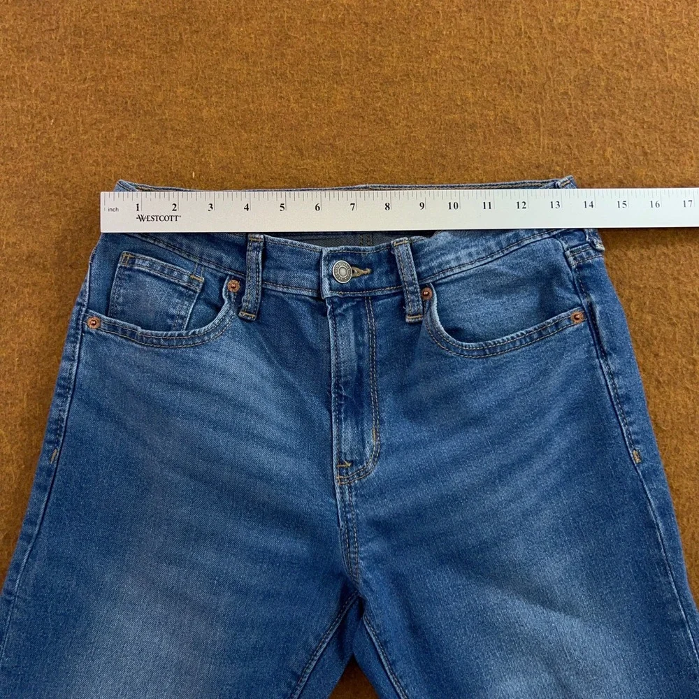 Old Navy Boys 16 Blue Straight Built-In Flex Denim Jeans *Flaw